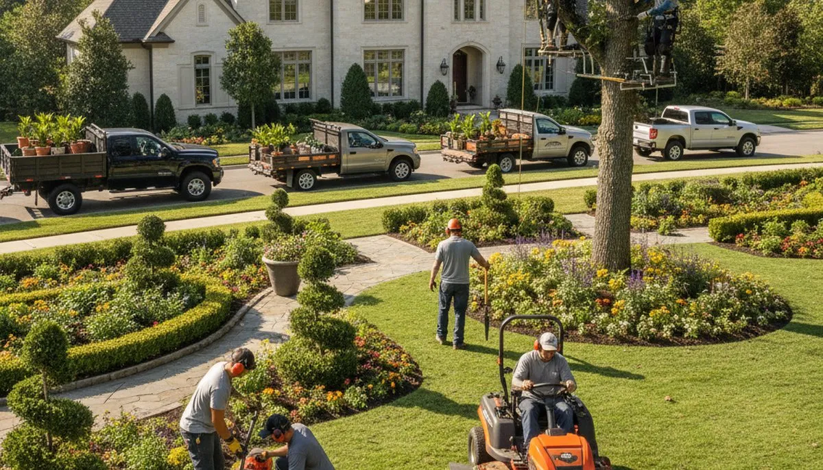Overland Park, KS tree service crew providing professional tree removal and landscaping care